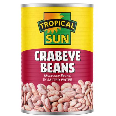 3 x Tropical Sun Crabeye Beans 12 x 400g