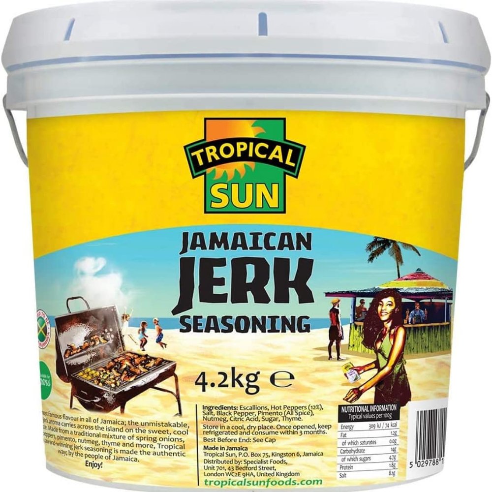 2 x Tropical Sun Jerk Seasoning (Catering) 1 x 4.2kg