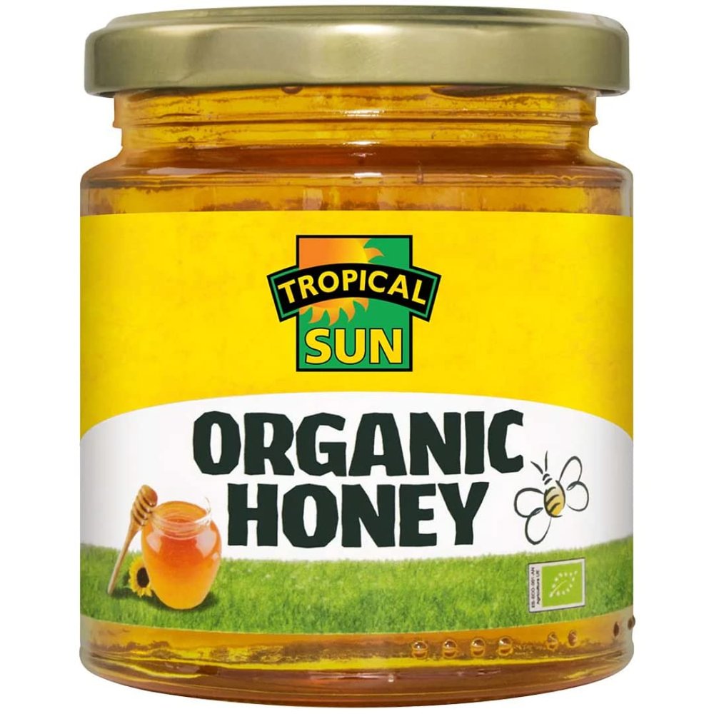 2 x Tropical Sun Organic Honey 6 x 340g