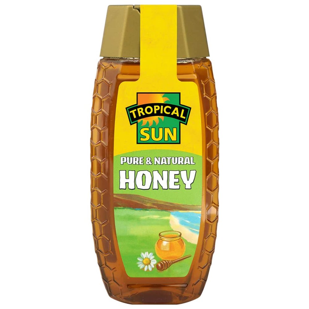 2 x Tropical Sun Pure Natural Honey Squeezy 6 x 350g