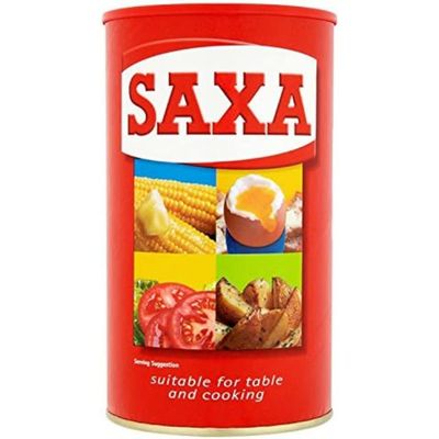 2 x Saxa Table Salt Drums 12 x 750g