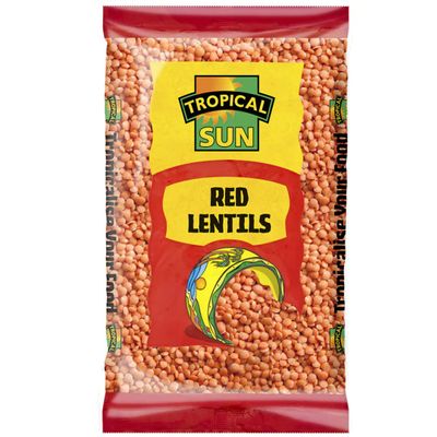 4 x Tropical Sun Red Lentils 1 x 5kg