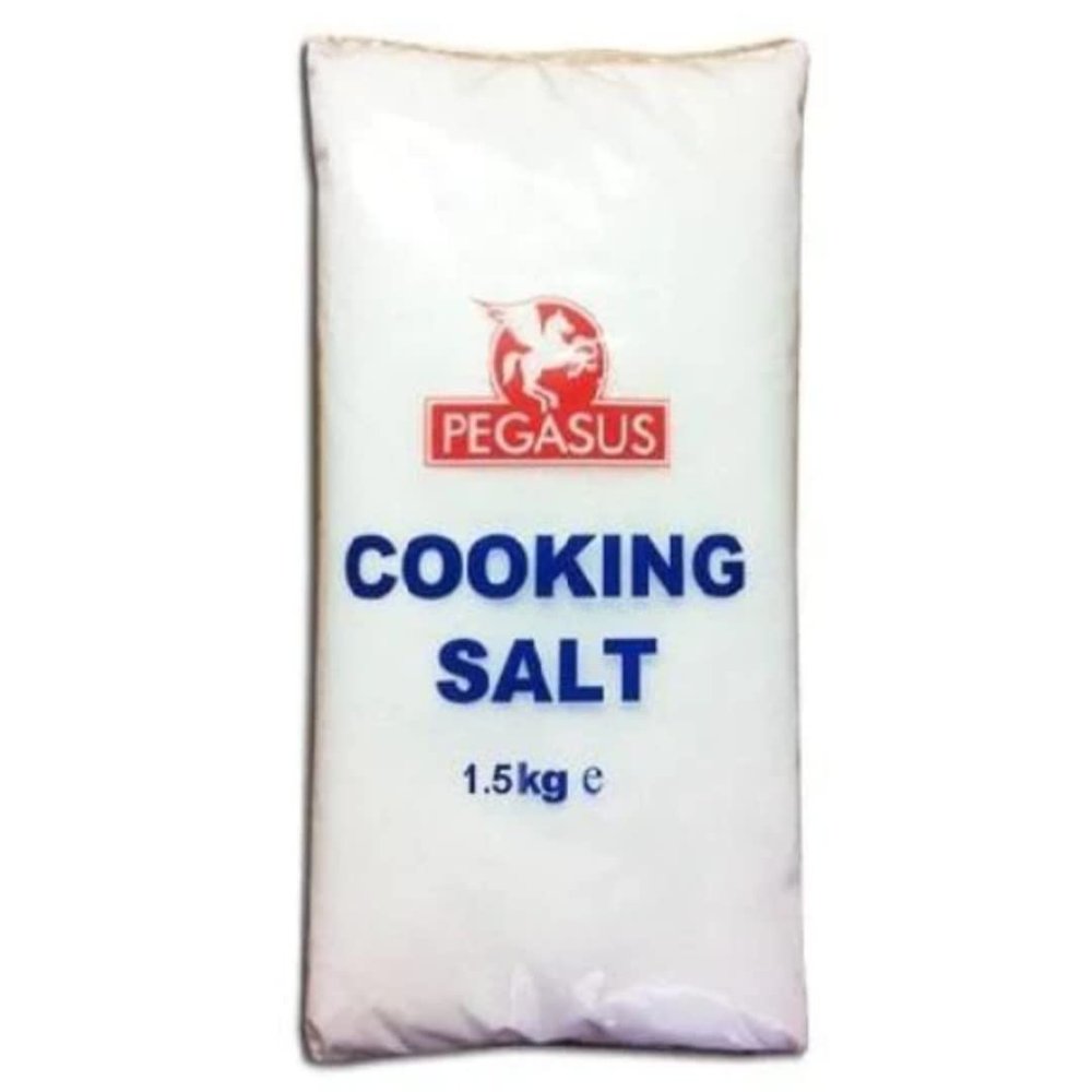2 x Pegasus Cooking Salt 6 x 1.5kg