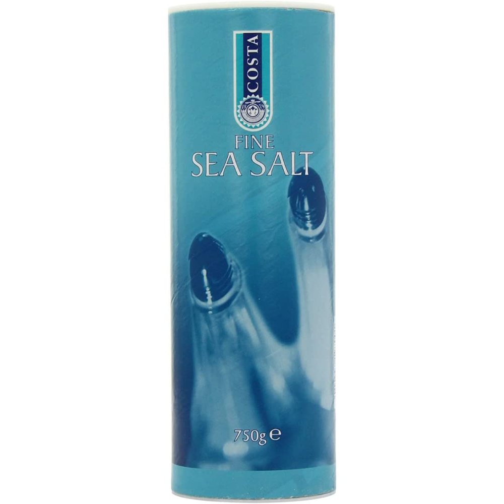 2 x Costa Sea Salt Fine 10 x 750g