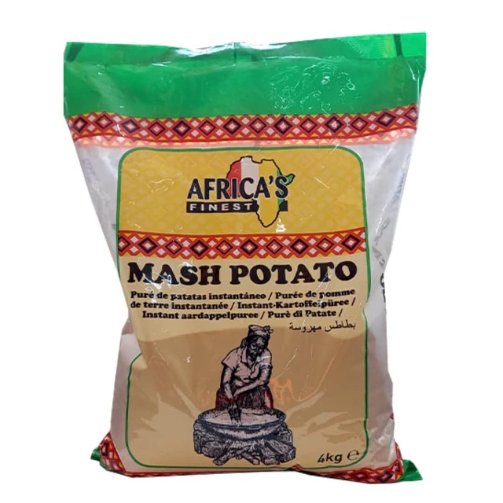 Africas Finest Mashed Potato 4kg x 3 | Premium Instant Mashed Potato Flakes | Easy to Prepare, Smooth & Creamy | Bulk Pack for Catering, Restaurants & Homes | 12kg Total