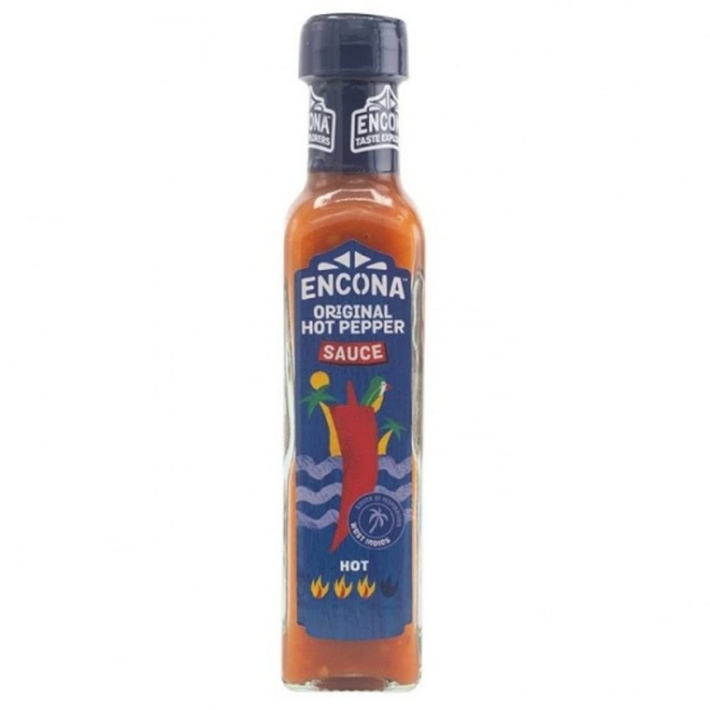 3 x Encona Original Hot Pepper Sauce 6 x 142ml