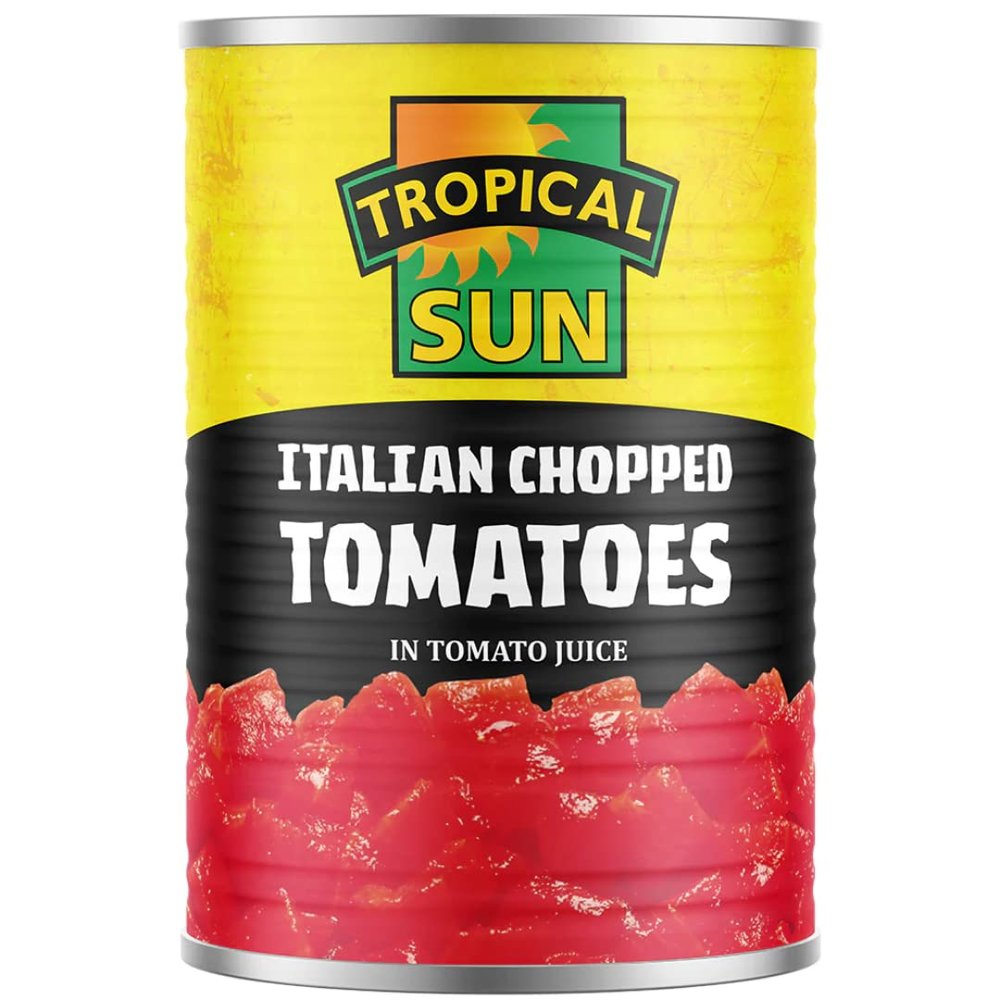 3 x Tropical Sun Chopped Tomatoes 12 x 400g