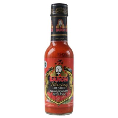 2 x Baron Blazing Hot Sauce 6 x 155g