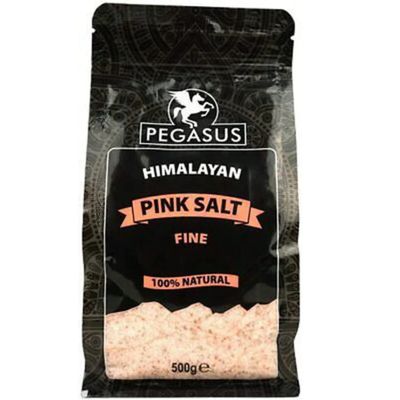 2 x Pegasus Himalayan Pink Salt Fine Pouch 6 x 500g
