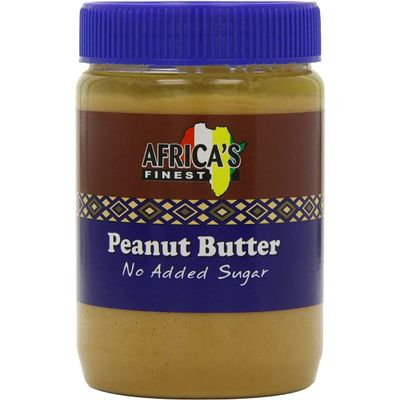Africas Finest Peanut Butter No Added Sugar 1kg x Case of 6  100% Natural, Smooth Spread  High Protein, No Added Sugar, No Preservatives  Healthy Pantry Staple