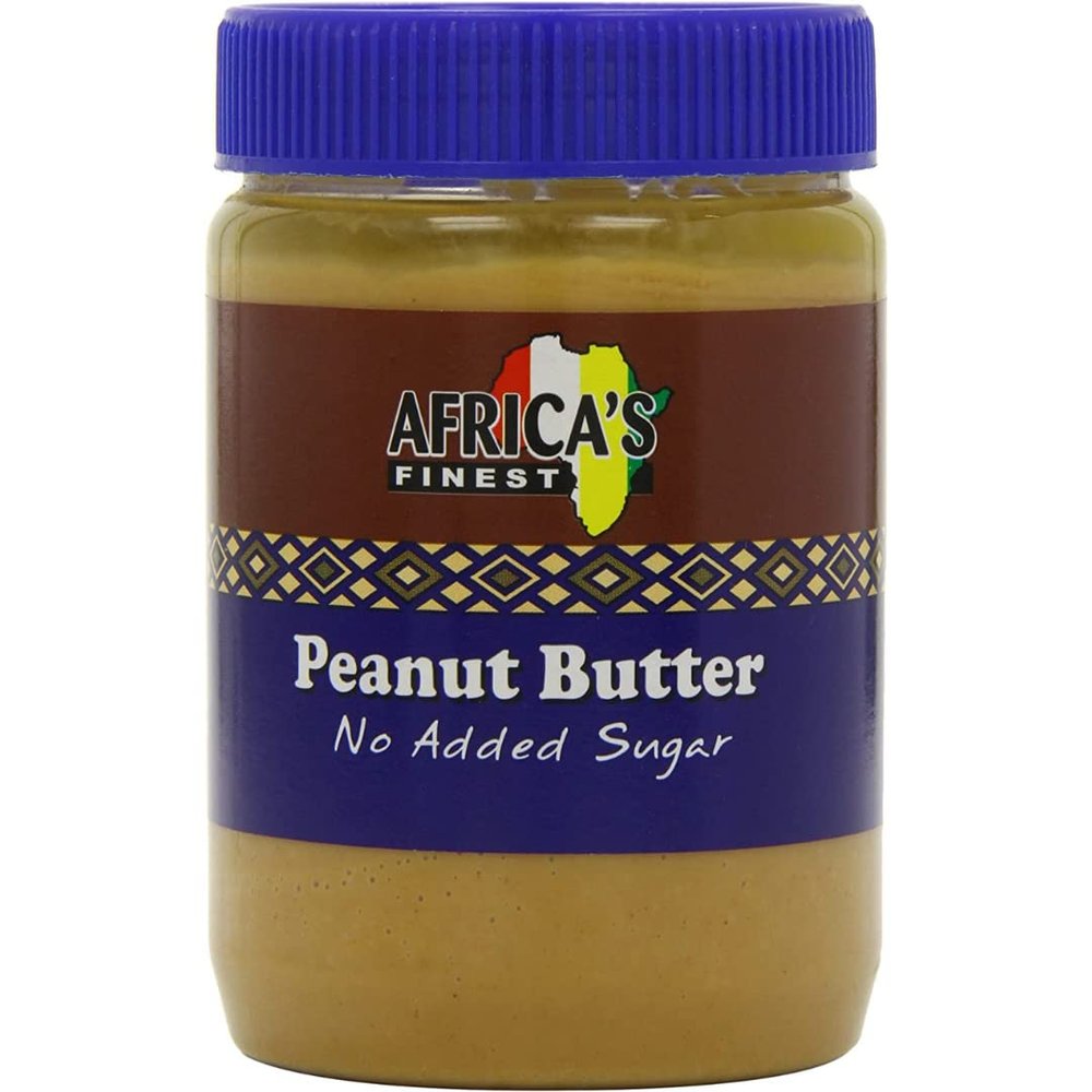 Africas Finest Peanut Butter No Added Sugar 1kg x Case of 6  100% Natural, Smooth Spread  High Protein, No Added Sugar, No Preservatives  Healthy Pantry Staple