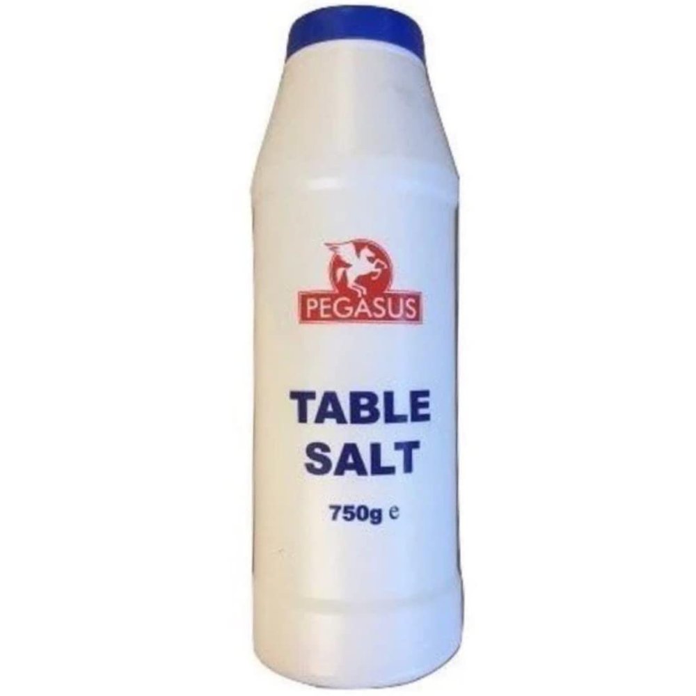 2 x Pegasus Table Salt 12 x 750g