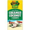 2 x Tropical Sun Creamed Coconut Sachet 12 x 4 x 50g view 1
