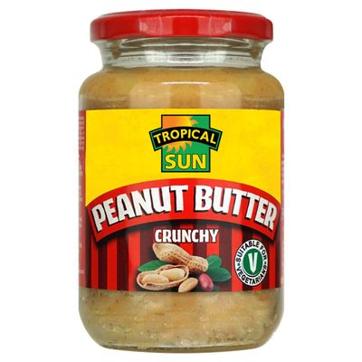2 x Tropical Sun Peanut Butter Crunchy 12 x 340g