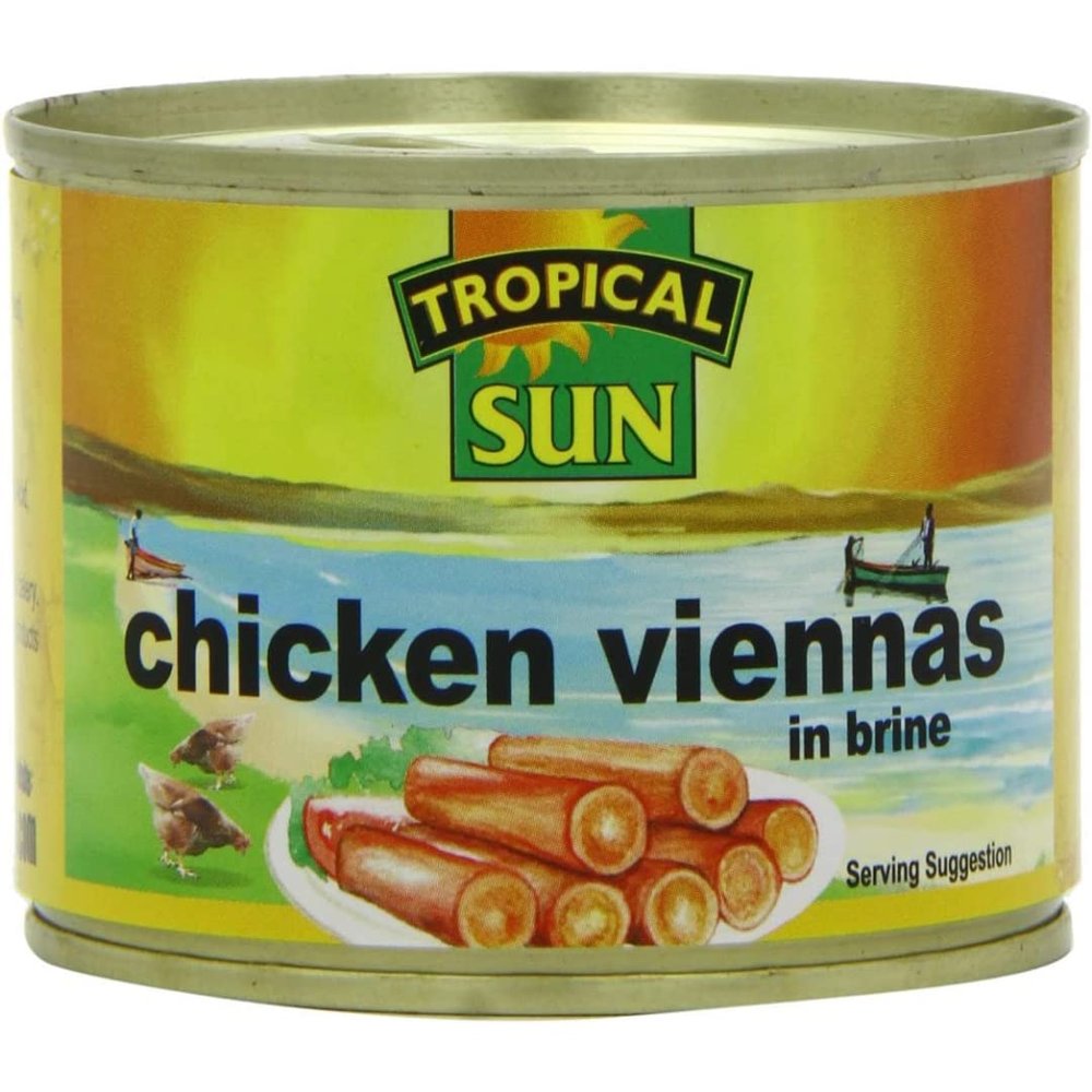 2 x Tropical Sun Chicken Viennas Original 12 x 200g