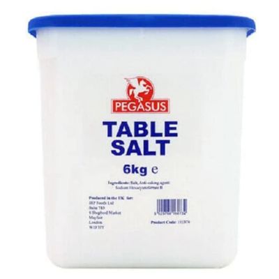 2 x Pegasus Table Salt Tub 1 x 6kg