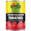 4 x Tropical Sun Peeled Plum Tomatoes 12 x 400g view 1