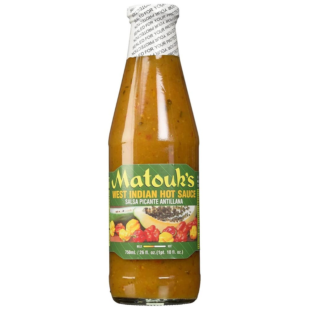 2 x Matouks West Indian Hot Sauce 4 x 750ml