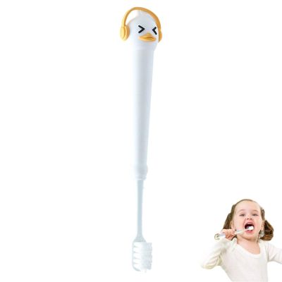 Childrens Toothbrush, Duck Shaped Kids Toothbrush, Lovely Kids Toothbrushes with Handle for Boy Girl's Teeth Health Mumiao