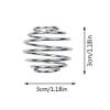 Bodundirect 6 Pcs Small Shaker Ball Formula Mixers,304 Stainless Steel Shaker Ball for Baby Bottles formula,Fits into Kids Nutrition Shake Bottles,Blender Mixing Ball Bottle(6 Pack) (6) view 2