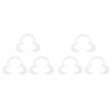 6 Pieces Autoclavable Teeth Whitening & Cheeks Retractor Dentist Mouth Opener Repeat Use S view 1