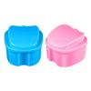 Beavorty 2pcs Convenient Travel Case Portable Tooth Container Secure Closure for Dentures and Household Supplies Lightweight and Practical Storage view 1