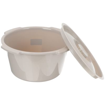 Cabilock Elderly Potty Chair Lid Durable Toilet Bucket for Seniors Patients Pregnant Women Convenient Bathroom Accessory for Home Hospital Use Sturdy Drop-Resistant Chamber Pot