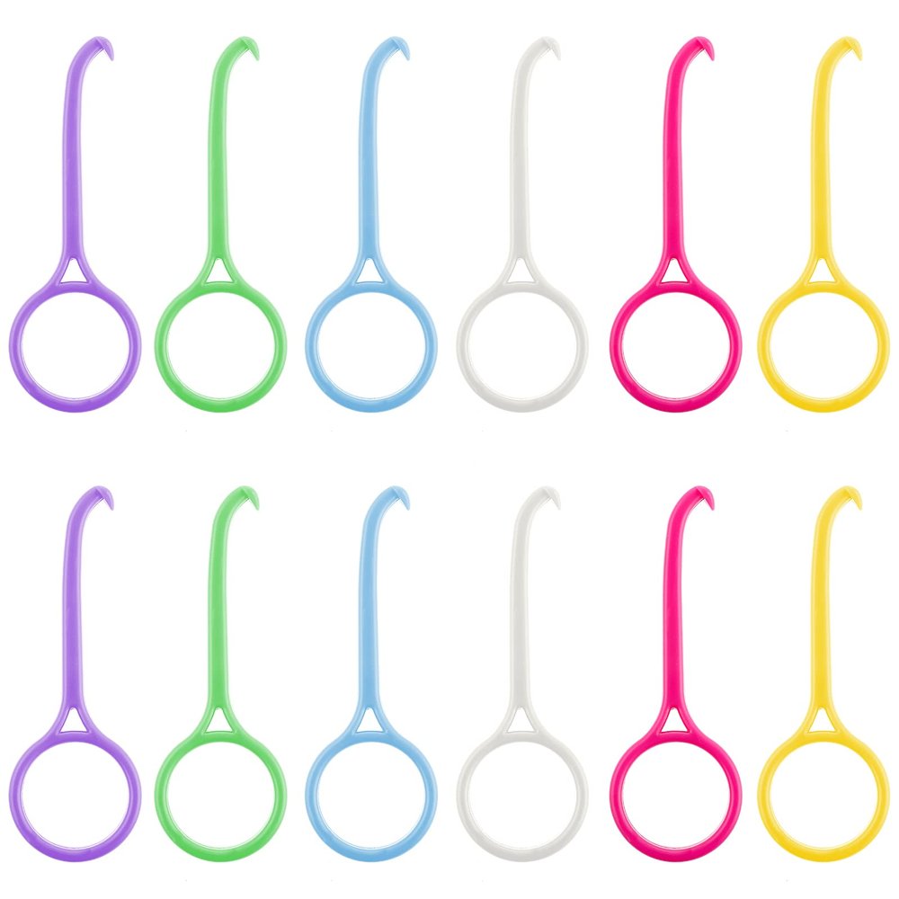 Ouligay 12pcs Aligner Removal Tool Retainer Remover Tool Retainer Removal Tool Aligner Remover Tool Remover for Invisible Brace for Tooth Cleaning Oral Care(6colors)