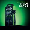 WILKINSON SWORD - Hydro 3 Razor For Men Carbon Coated Blades Hydrating Gel & Skin Guards Razor Handle plus 5 Blades view 2