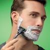 WILKINSON SWORD - Hydro 3 Razor For Men Carbon Coated Blades Hydrating Gel & Skin Guards Razor Handle plus 5 Blades view 3