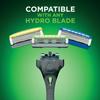WILKINSON SWORD - Hydro 3 Razor For Men Carbon Coated Blades Hydrating Gel & Skin Guards Razor Handle plus 5 Blades view 4