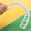 1 Pair Temporary Cosmetic Teeth Denture Teeth Cosmetic Simulated Braces Upper Braces + Lower Braces, Whitening Teeth Snap Cap On Instant Comfortable view 3