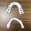 1 Pair Temporary Cosmetic Teeth Denture Teeth Cosmetic Simulated Braces Upper Braces + Lower Braces, Whitening Teeth Snap Cap On Instant Comfortable view 4