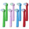 8 Pack Kids Toothbrush Heads Compatible with Oral B Childrens Electric Toothbrush,Multicolored Replacment Heads (8 Pack) view 1