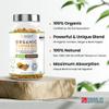 Turmeric and Black Pepper Capsules | 1440mg Dose | 180 Tablets | 3 Month Supply | 2 A Day | Herbal Supplements | High Strength Curcumin | VitaBright Organic Tumeric Supplement view 3