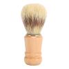 Beard Shave Brush, Men Shaving Brush with Wooden Handle, Portable Hair Brush for Salon Home, Lightweight Barber Brush view 1