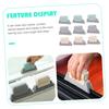 SEWOART 9pcs Window Groove Cleaning Brushes Multipurpose Gap and Track Scrubbers for Door and Window Slots in Blue, Beige, and Grey Household Cleaning Tools view 3