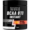 Bandini BCAA 8 1 1 Powder 400gr 100% Vegan | BRANCHED Amino ACIDS in Flavoured Powder with 8:1:1 Ratio - BCAAs 8.1.1 Aminoacids for Gym and Sports Pre Intra & Post Workout | Orange and Lemon Flavour view 1