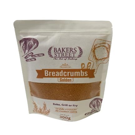 Golden Breadcrumbs 300g Packet Pure Golden Breadcrumbs Make Crunchy and Tasty from Bakers Street