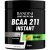 Bandini BCAA 211 Powder 400g - 66 Servings - Branched Chain Amino Acids BCAAs 2:1:1 Supplement - Pre & Intra Workout, Recovery Energy Drink with L Leucine, L Isoleucine, L Valine - 100% Vegan, Orange view 1