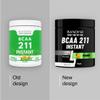 Bandini BCAA 211 Powder 400g - 66 Servings - Branched Chain Amino Acids BCAAs 2:1:1 Supplement - Pre & Intra Workout, Recovery Energy Drink with L Leucine, L Isoleucine, L Valine - 100% Vegan, Orange view 2