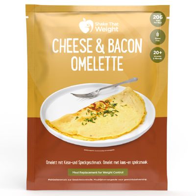 Cheese & Bacon Omelette Diet Meal Replacement - Shake That Weight