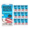 Rude Health 12 x 1 Litre Organic Coconut Dairy-Alt Milk, 100% Natural Organic Drink, Lactose Free, Dairy Free & Gluten-Free, No Added Sugar, Award-Winning, Healthy & Vegan, 100% Recyclable Packaging view 1