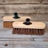 10 Soft Broom Natural Coco Bristles Cleaning Brush with Wooden Handle Durable Support Bracket Sweeping Brush Indoor for Cleaning Wooden Floor, Patios, Garage, Decking & Paving Slabs (Pack of 1) view 4