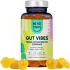 Vegan Prebiotics and Postbiotics, Gummy Bears forGut Health, Immune System & Digestion for Women & Men 60 Days, Complex with Zinc + Vitamin D3, Tropical Fruit Flavor, Gluten Free, Be So Happy view 1