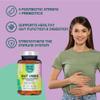 Vegan Prebiotics and Postbiotics, Gummy Bears forGut Health, Immune System & Digestion for Women & Men 60 Days, Complex with Zinc + Vitamin D3, Tropical Fruit Flavor, Gluten Free, Be So Happy view 2