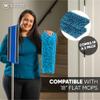 18" Mucho Mop Microfiber Mop System - Mops for Floor Cleaning - Hardwood Floor Mop for Tile, Laminate, Wood, Vinyl Floors | Washable Pads | Dry & Wet Mopping | Adjustable Handle view 4
