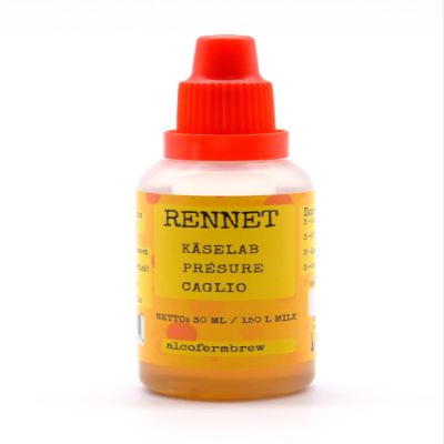 Natural Liquid Rennet 30ml Strong - Calf Rennet for Cheesemaking at Home