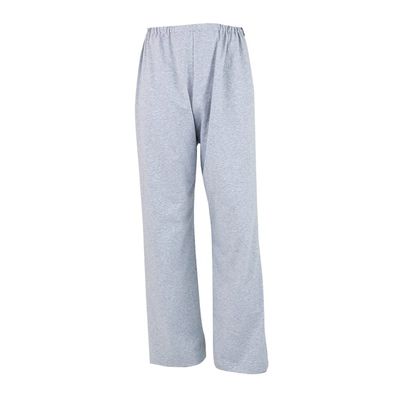 Incontinence Care Trousers Easy On/Off Pants Heathy Cotton Care Clothes for Elderly & Disabled (Color : Gray, Size : XXL)