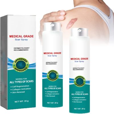 2Pcs Scar Removal Advanced Scar Spray, ScarRemove Advanced Scar Spray for All Types of Scars - Especially Acne Scars, Surgical Scars and Stretch Marks